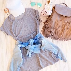 Grey T-Shirt Dress